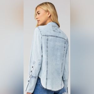 Free People "MacKenzie Denim Top"